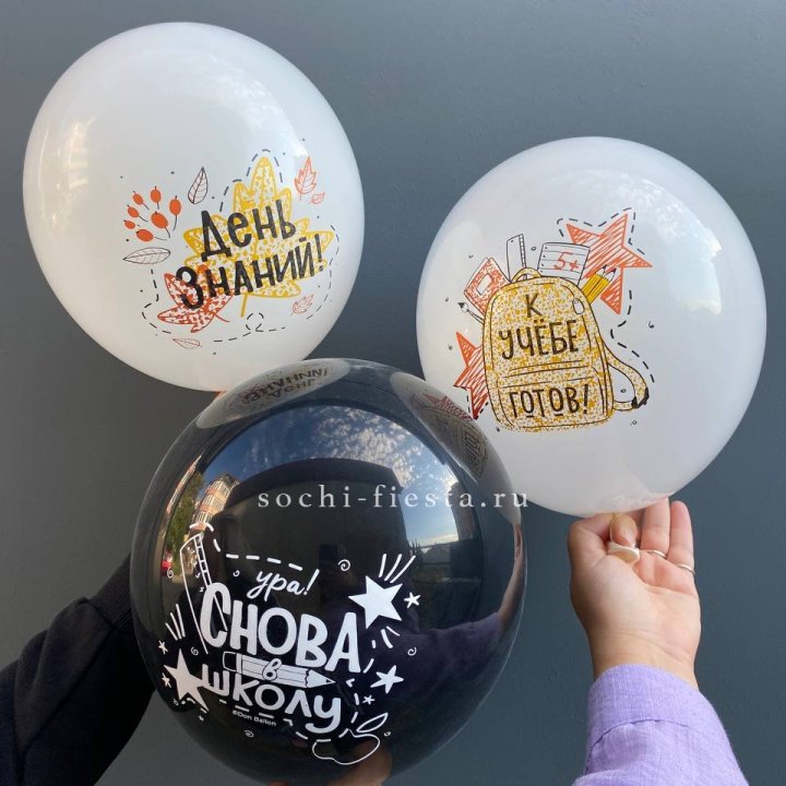 Воздушный шар к 1 сентября в Волжские