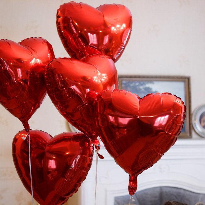 Фольгированный шар "Сердце" в Волжские