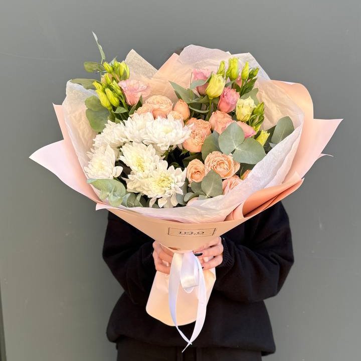 Букет "Персиковая нежность" в Волжские