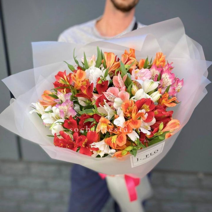 Микс альстромерий №5 в Волжские