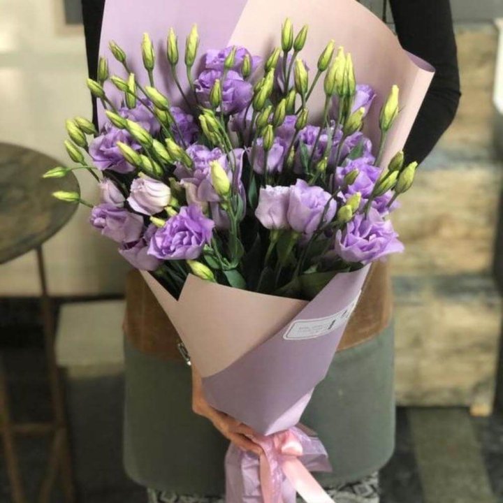 Букет эустом "Лило" в Волжские