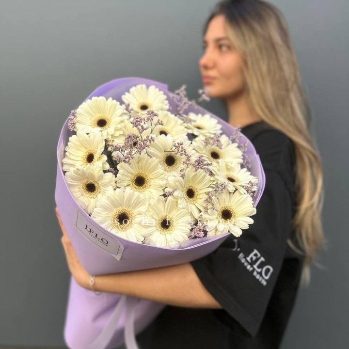 Букет голландских гербер "Лавандер" в Волжские