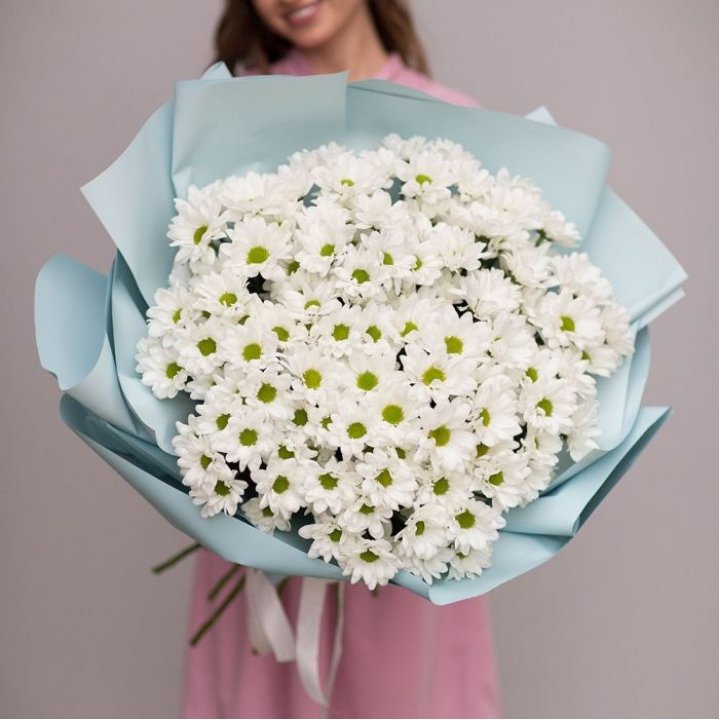  Букет хризантем "Бон-бон" в Волжские