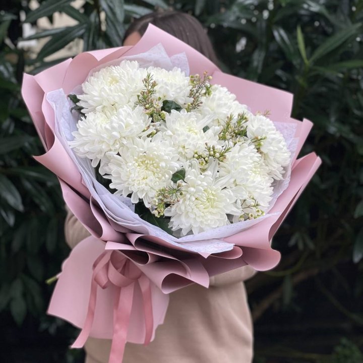 Букет хризантем №1 в Волжские