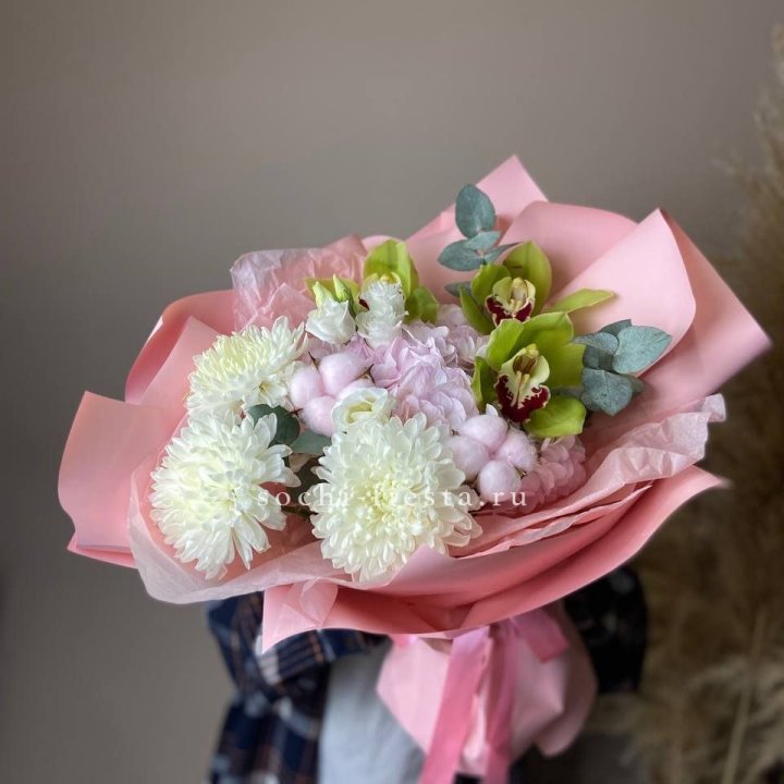  Букет с орхидеями "Вита" в Волжские