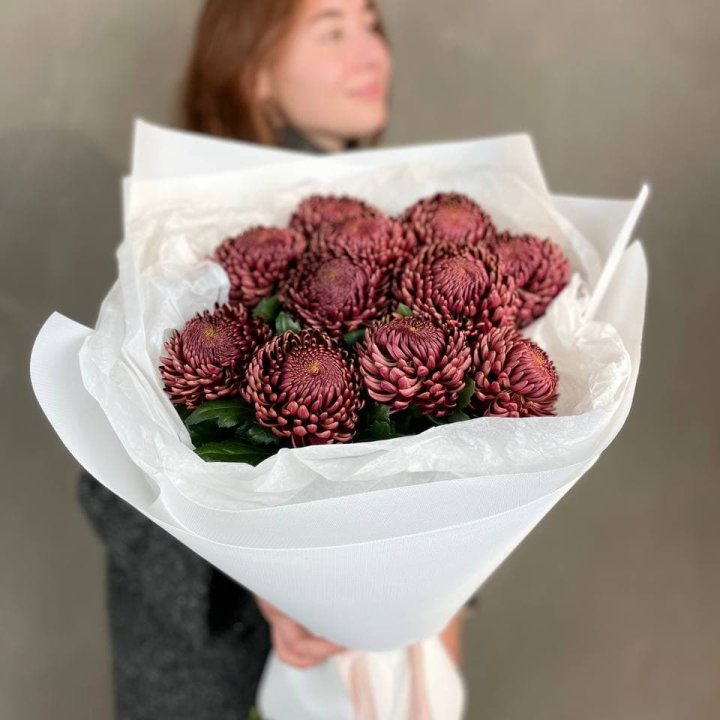 Букет хризантем "Касиопия" в Волжские