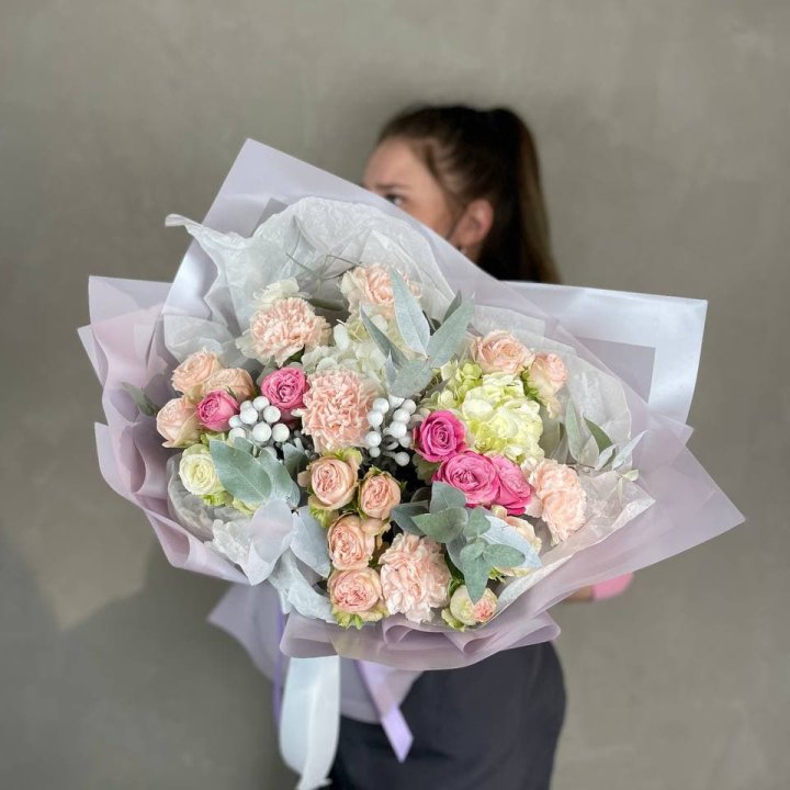 Дизайнерский букет №19 в Волжские