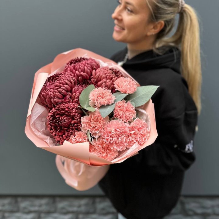 Дуо диантусы и бигуди в Волжские