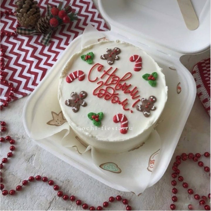 Бенто-торт "С Новым Годом!" в Волжские