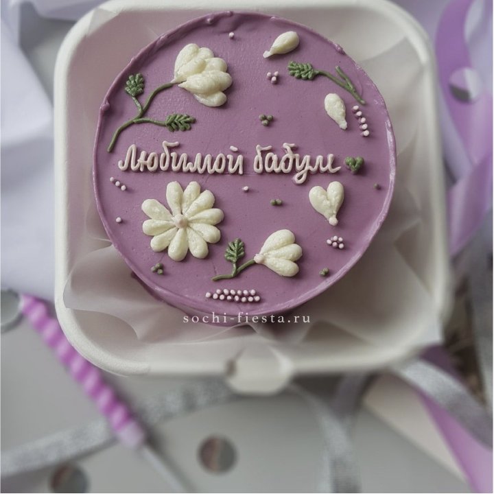 Бенто-торт "Любимой бабуле" в Волжские