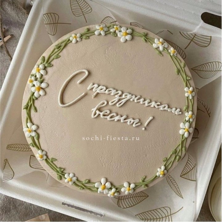 Бенто-торт "C праздником весны!"  в Волжские