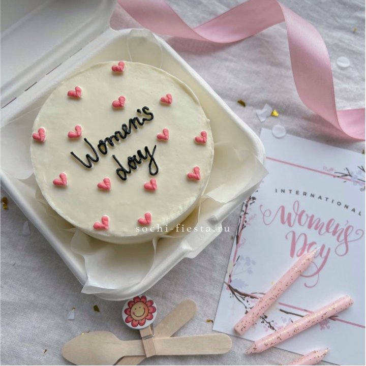 Бенто-торт "Дорогим женщинам"  в Волжские