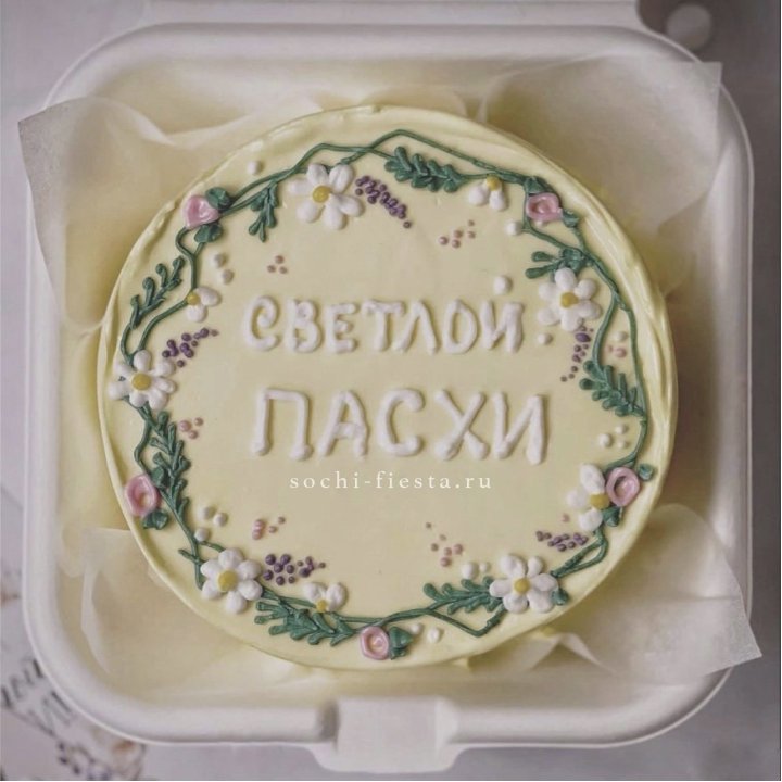 Бенто-торт "Светлой Пасхи" 2 в Волжские