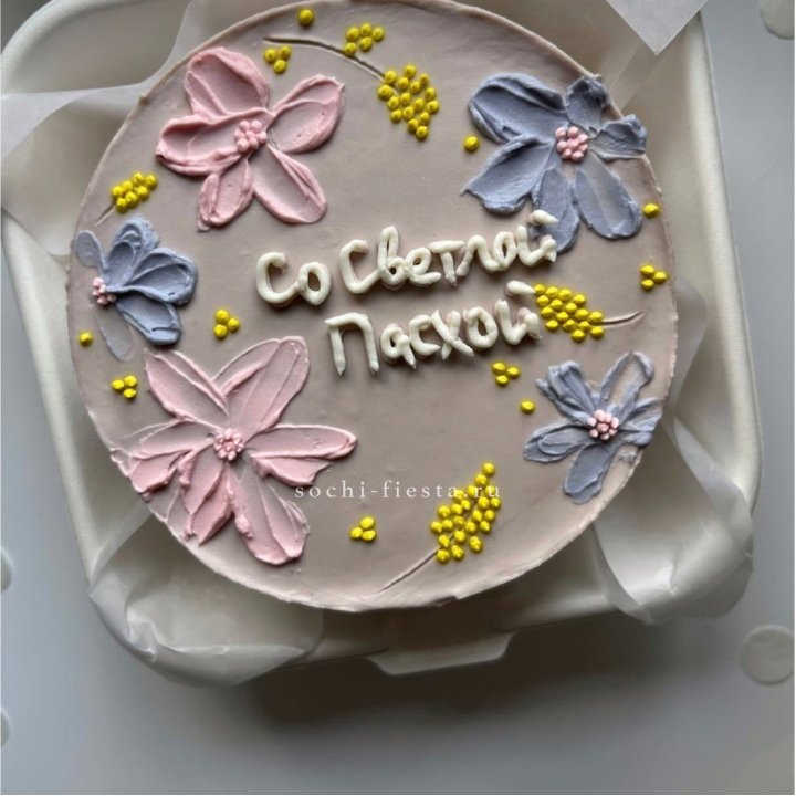 Бенто-торт "Светлой Пасхи" 3 в Волжские