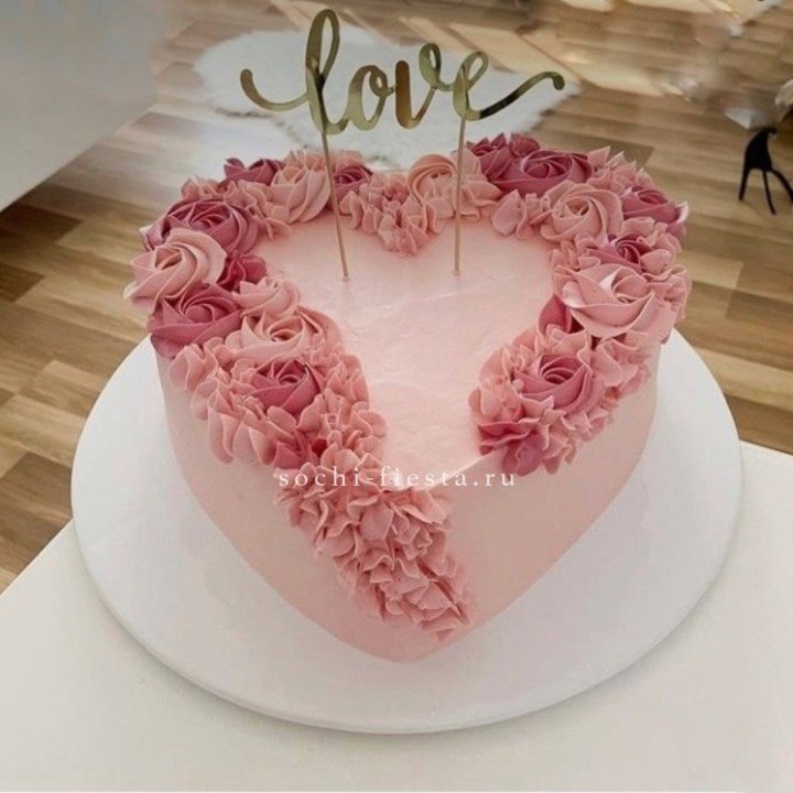 Торт "Сердце" 10 в Волжские