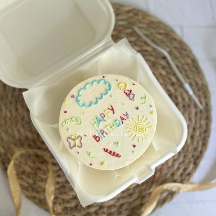 Бенто-торт "С днем рождения!"  в Волжские