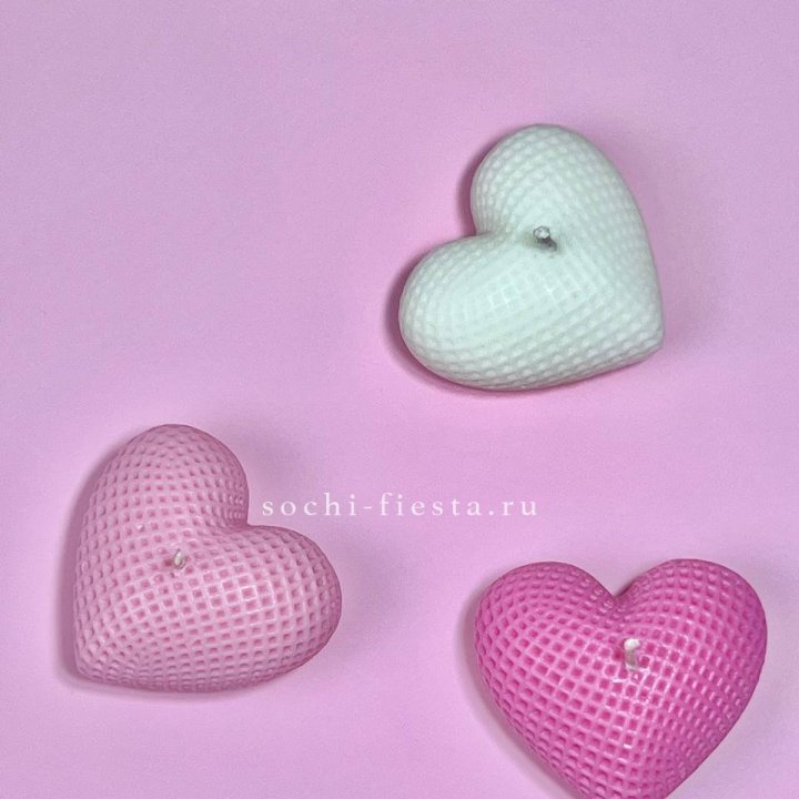 Набор свеч сердец в Волжские