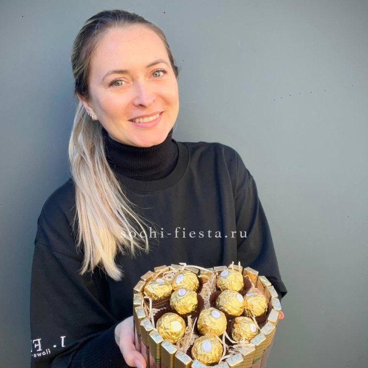 Шоколадный набор Сердце в Волжские