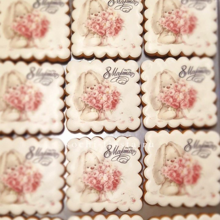 Имбирный пряник 8 марта в Волжские