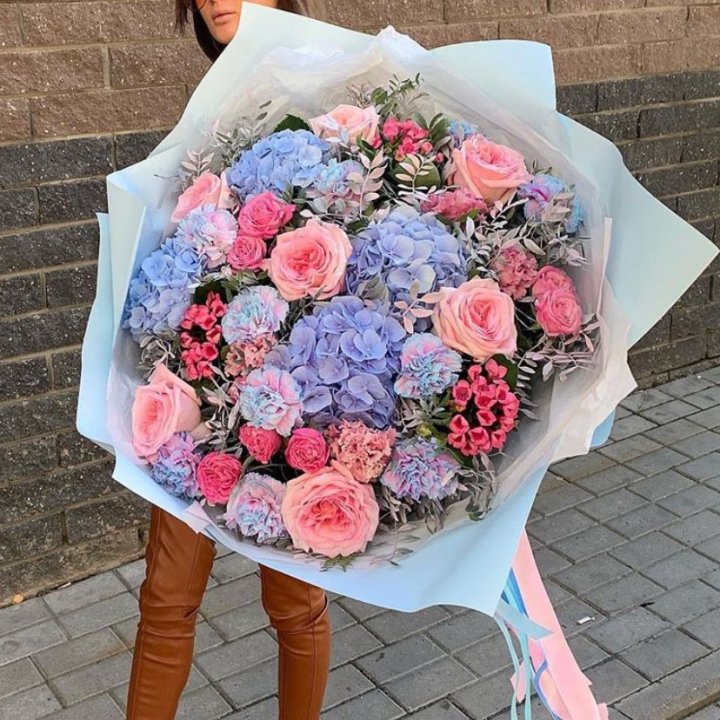 Макси-букет "Блюберри" в Волжские