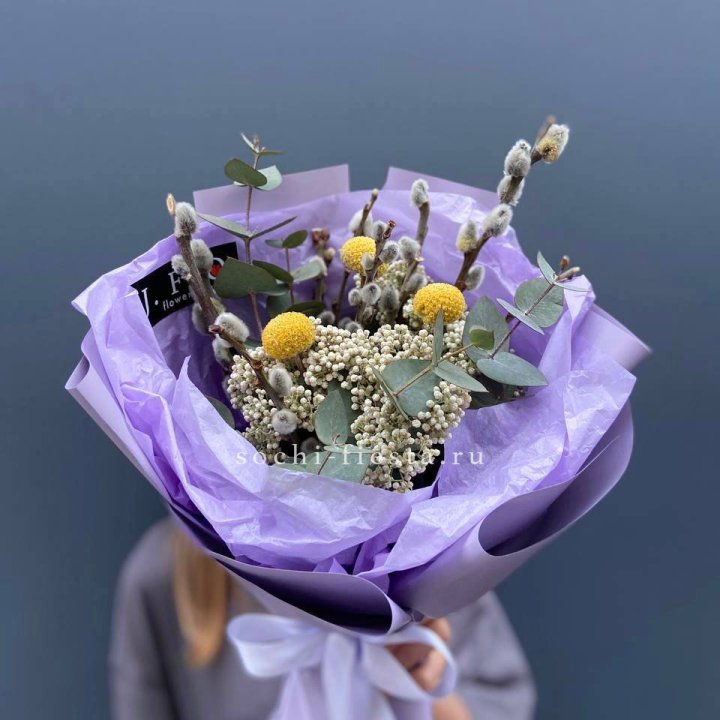 Букет с Вербой №1 в Волжские