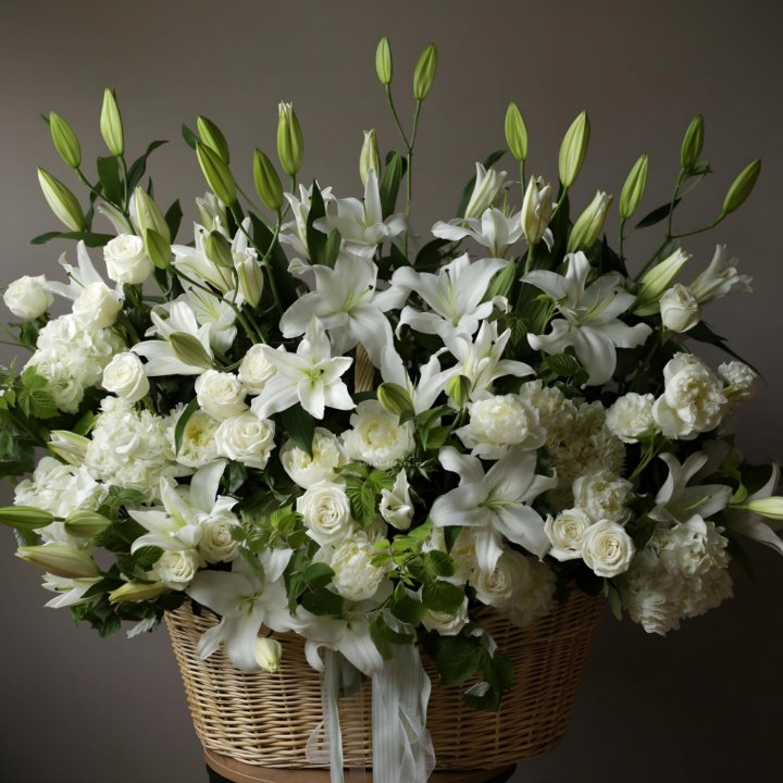 Цветочная корзина макси №3 в Волжские
