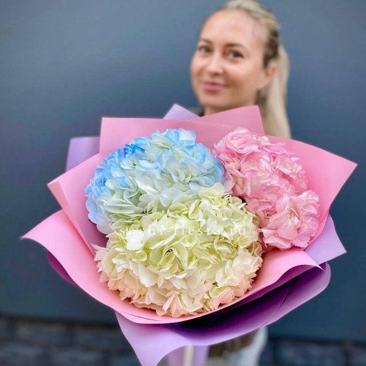 Букет гортензий "Тоника" в Волжские