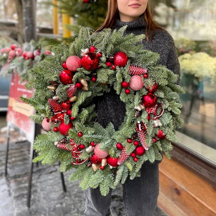 Рождественский венок  в Волжские