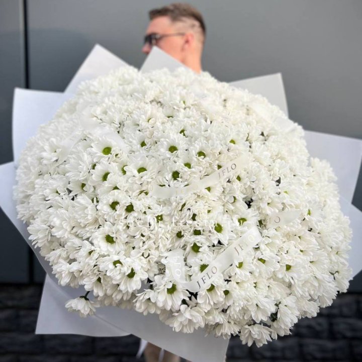  Букет хризантем "Макси" в Волжские