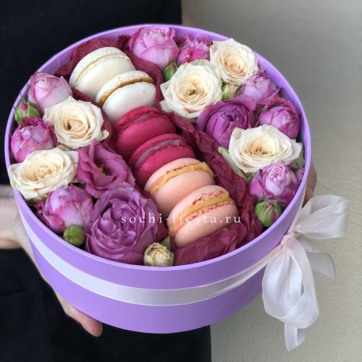 Цветочный бокс "Лаванди" в Волжские