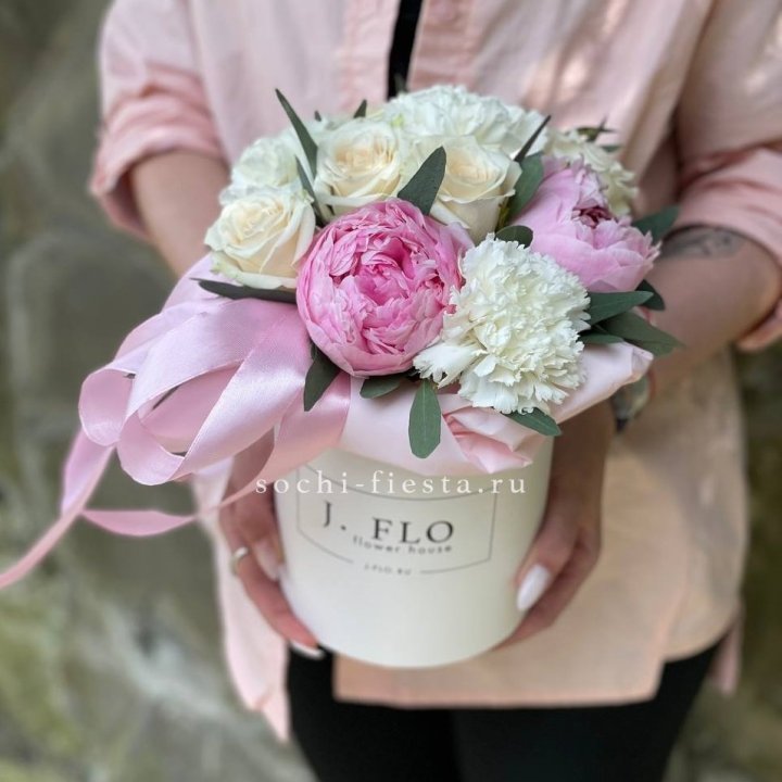 Цветочный бокс мини №2 в Волжские