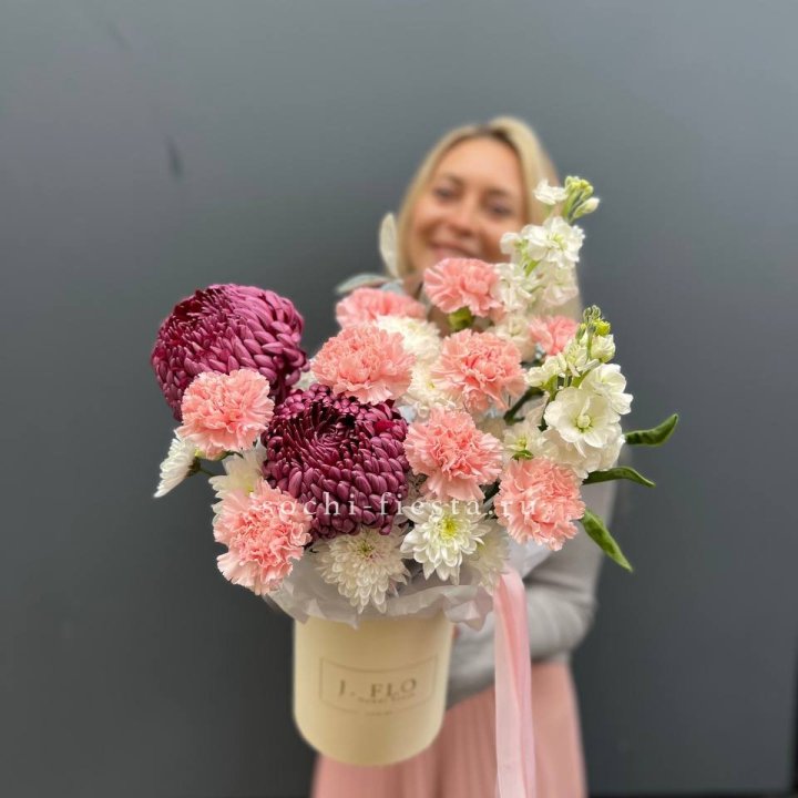 Цветочный бокс №4 в Волжские