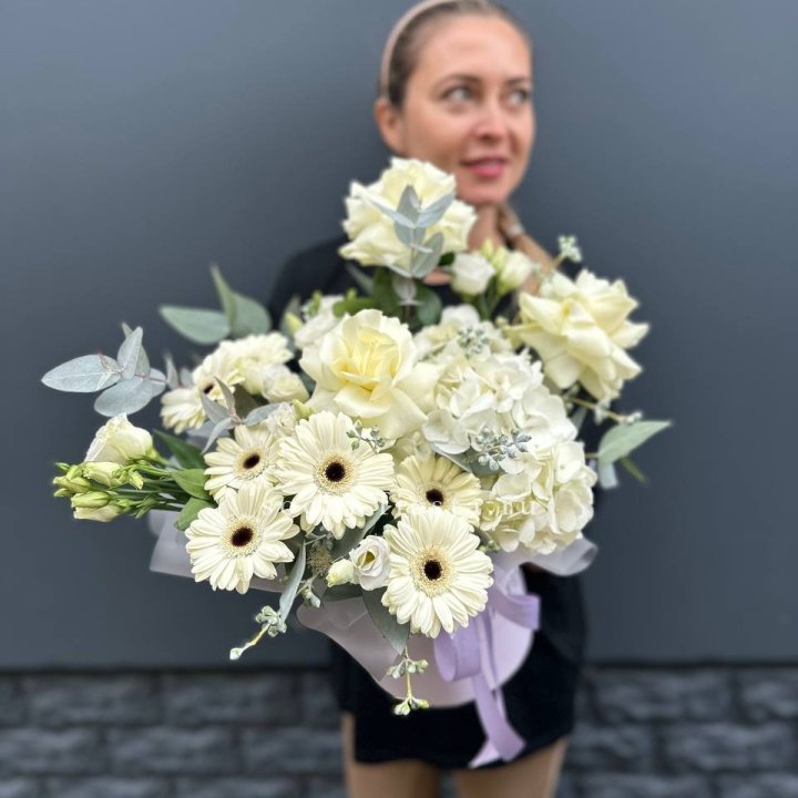 Цветочный бокс "Лавандовый сон" в Волжские