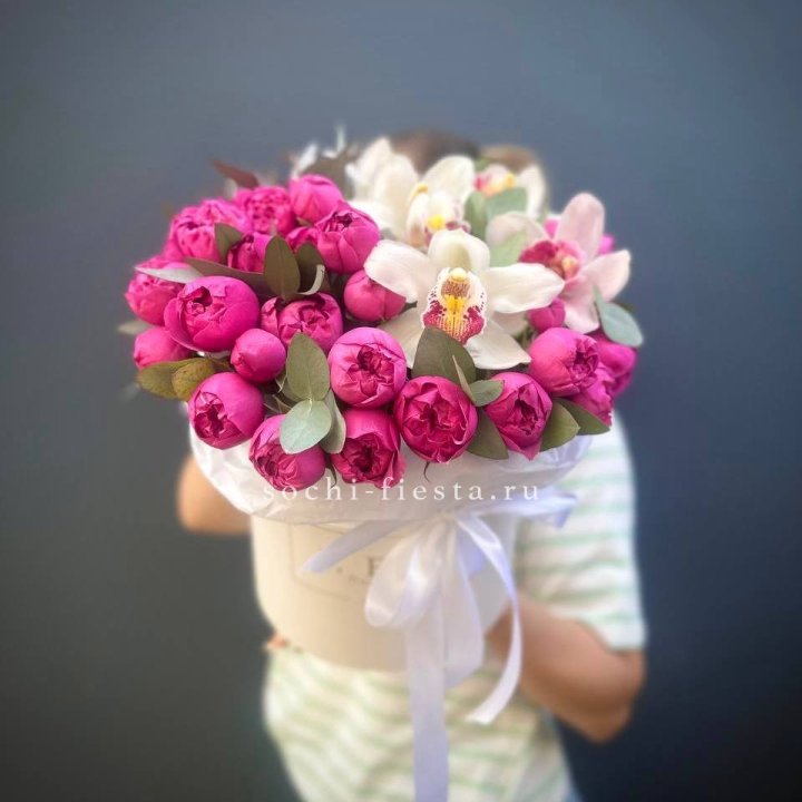 Бокс дуо мисти и орхидеи в Волжские