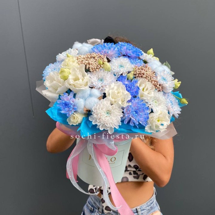 Коробка цветов  " Облако" в Волжские