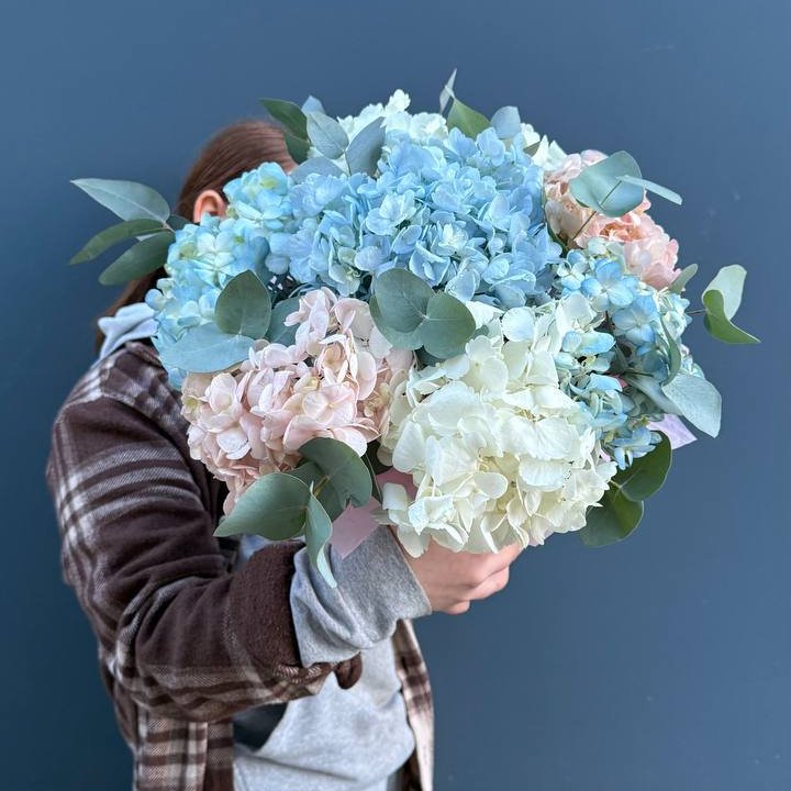 Гортензии в коробочке в Волжские