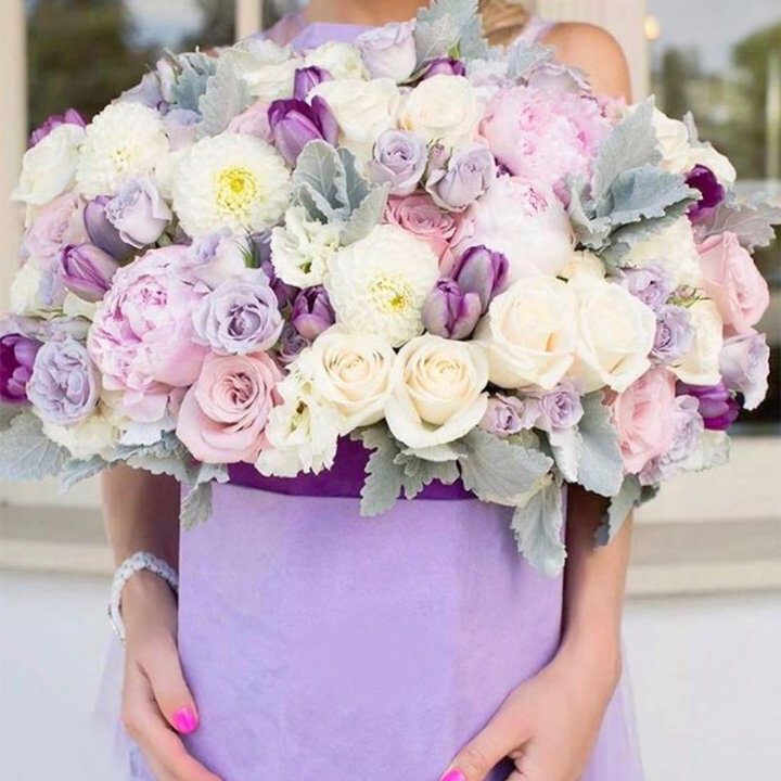 Цветочный бокс №1 в Волжские