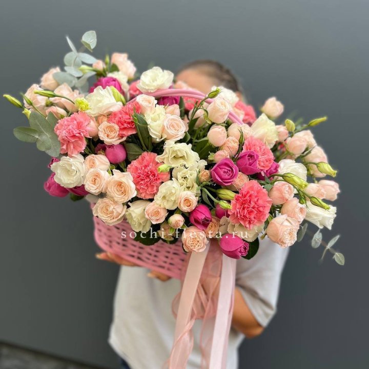 Цветочная корзина "Флоренция" в Волжские