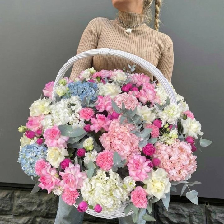 Цветочная корзина №3 в Волжские