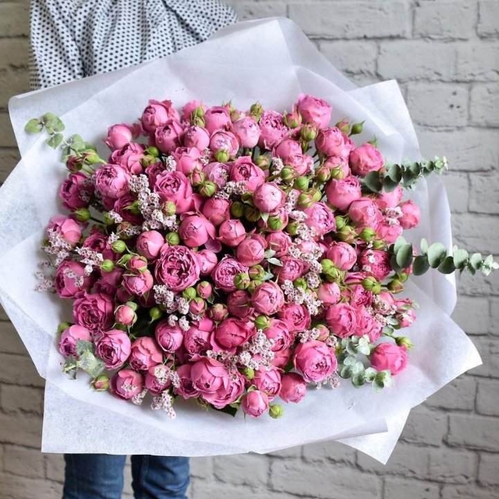 51 кустовая роза в Волжские