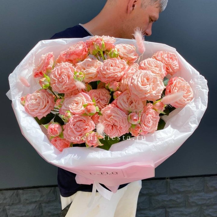 Пионовидные розы Мадам Бомбастик в Волжские