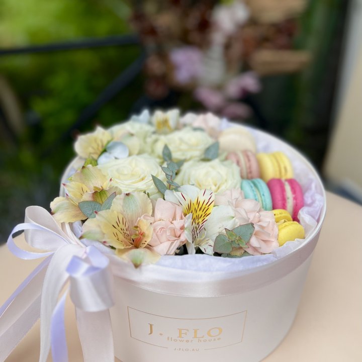 Цветочный бокс "Ника" в Волжские