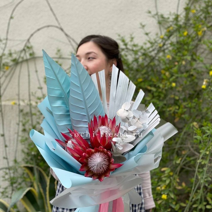 Букет из протеи "Клеопатра-2" в Волжские