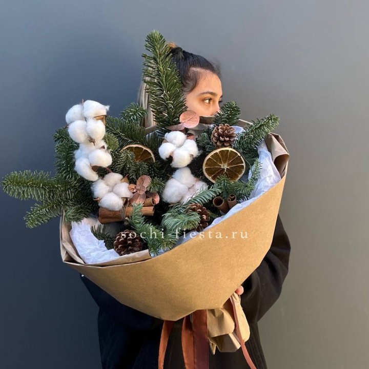 Зимний букет с нобилисом в Волжские