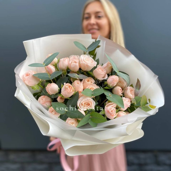 Букет кустовых роз "Фреш" в Волжские