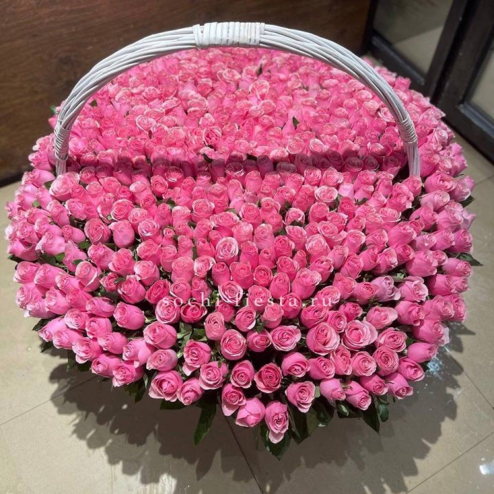 501 розовая роза в Волжские