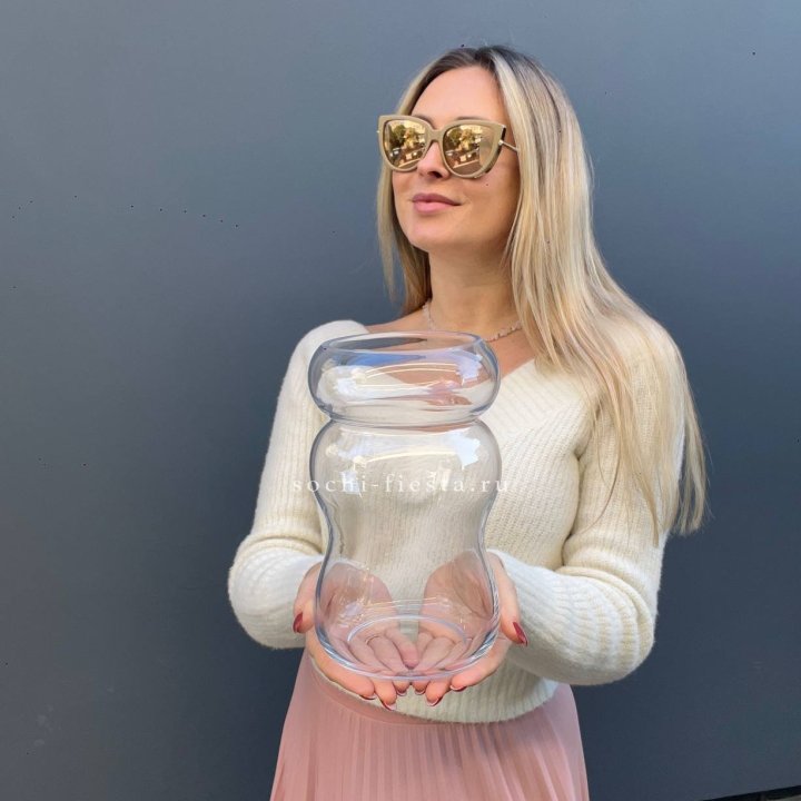 Стеклянная ваза №1 в Волжские